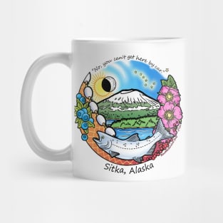 Sitka is on an Island Mug